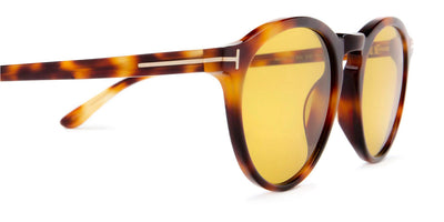 Tom Ford® FT0904 Aurele FT0904 Aurele 53E 52 - Shiny Medium Blonde Havana Sunglasses