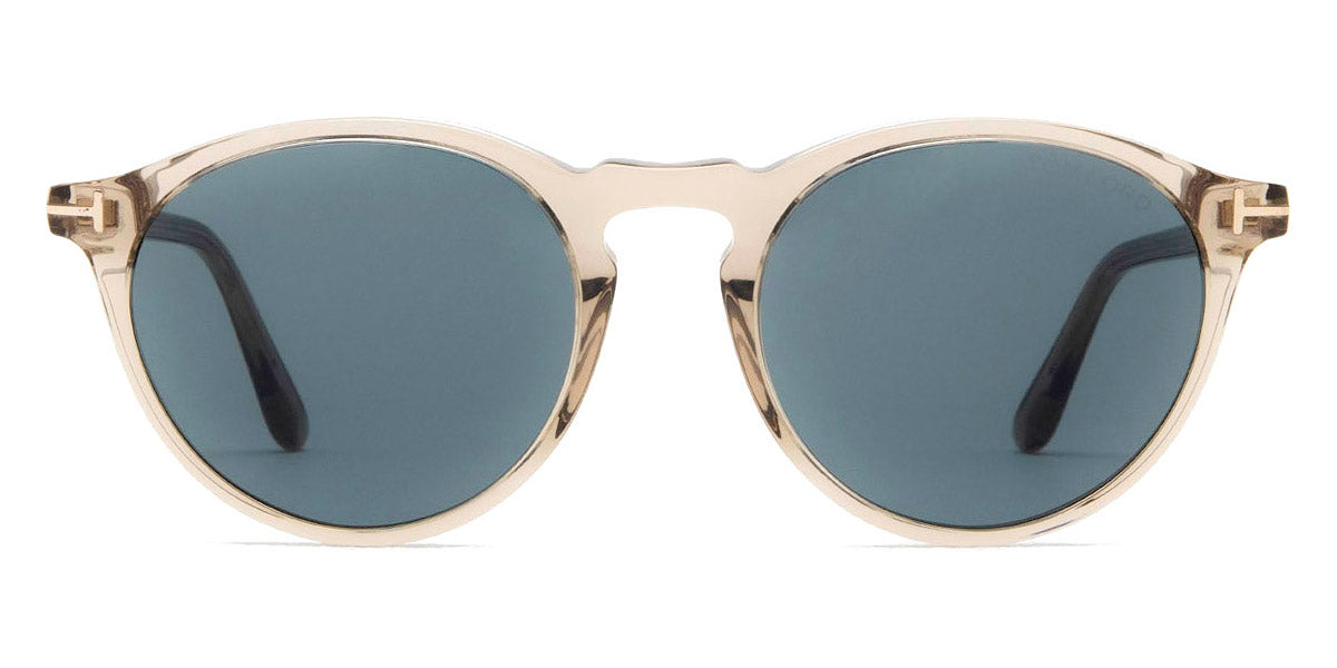 Tom Ford® FT0904 Aurele FT0904 Aurele 57V 52 - Shiny Transparent Beige Sunglasses