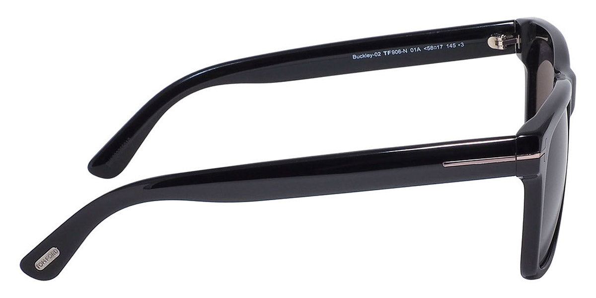 Tom Ford® FT0906-N Buckley-02 FT0906-N Buckley-02 01A 56 - 01A - Shiny Black / Smoke Lenses Sunglasses