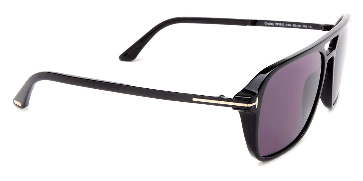 Tom Ford® FT0910 Crosby FT0910 Crosby 01A 59 - Shiny Black Sunglasses