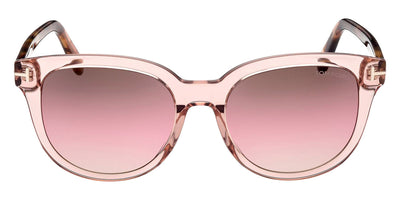 Tom Ford® FT0914-F Olivia-02 FT0914-F Olivia-02 72F 56 - Transparent Light Pink With Antique Pink Havana Sunglasses