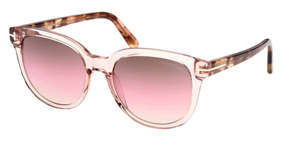 Tom Ford® FT0914-F Olivia-02 FT0914-F Olivia-02 72F 56 - Transparent Light Pink With Antique Pink Havana Sunglasses