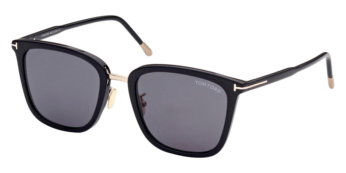 Tom Ford® FT0949-D FT0949-D 01A 55 - 01A - Shiny Black  / Smoke Sunglasses