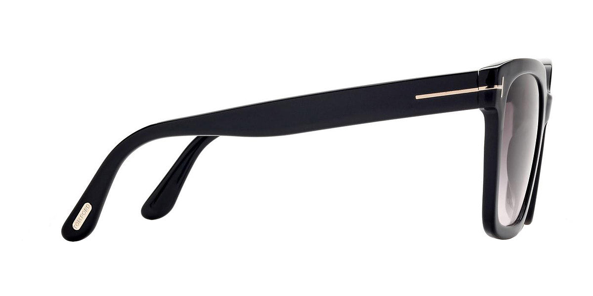 Tom Ford® FT0952 Selby FT0952 Selby 01B 55 - 01B - Shiny Black / Gradient Smoke-To-Pink Lenses Sunglasses