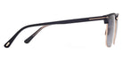 Tom Ford® FT0997-H Hudson-02 FT0997-H Hudson-02 02D 55 - 02D - Shiny Rose Gold, t" Logo / Polarized Gradient Smoke Lenses" Sunglasses
