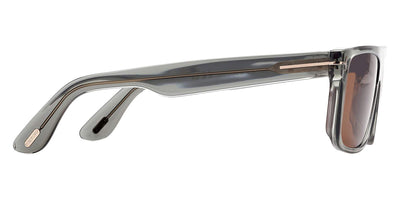 Tom Ford® FT0999 Philippe-02 FT0999 Philippe-02 20E 58 - 20E - Shiny Transparent Grey, t" Logo / Brown Lenses" Sunglasses