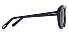 Tom Ford® FT1009 Lily-02 FT1009 Lily-02 01A 55 - 01A - Shiny Black, t" Logo / Smoke Lenses" Sunglasses