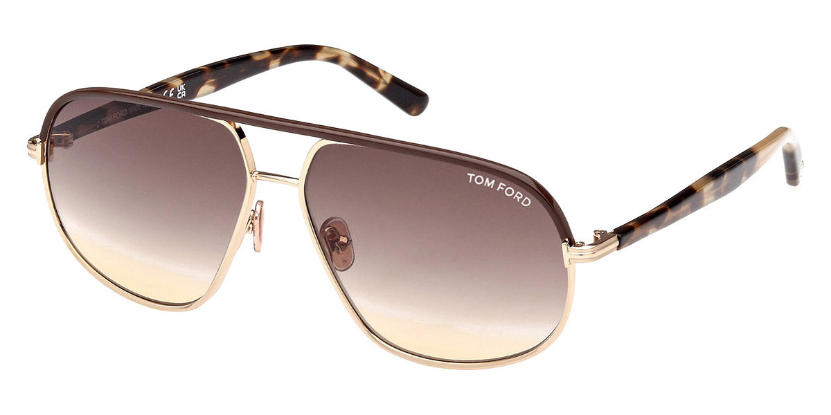 TOM FORD トムフォード TF1019 28F Maxwell サングラス Tom Ford® FT1019 Maxwell Aviator Sunglasses - EuroOptica – EuroOptica™