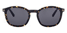 Tom Ford® FT1020 Jayson FT1020 Jayson 52A 52 - 52A - Shiny Dark Havana And Black, t" Logo / Smoke Lenses" Sunglasses
