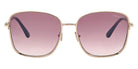 Tom Ford® FT1029 Fern FT1029 Fern 28Z 57 - 28Z - Shiny Rose Gold, Shiny Rose Havana, t" Logo / Gradient Rose Lenses" Sunglasses