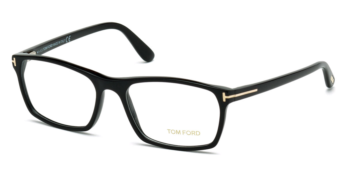 Tom Ford® FT5295 FT5295 001 56 - Shiny Black Eyeglasses