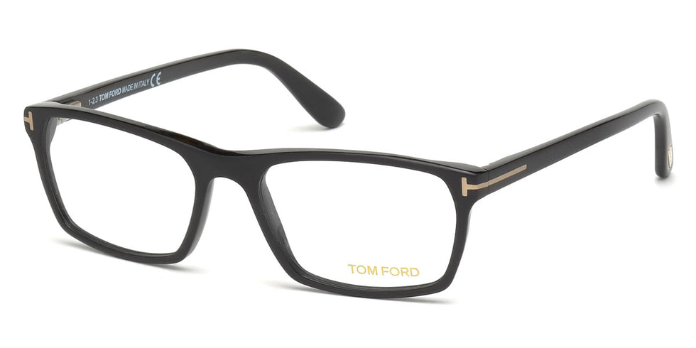 Tom Ford® FT5295 FT5295 055 56 - 055 - Shiny Grad. Havana-To-Transp. Grey/ Blue Block Lenses Eyeglasses