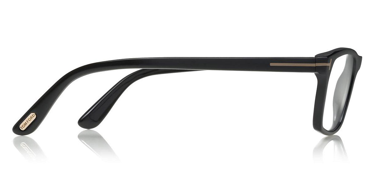 Tom Ford® FT5295 FT5295 002 56 - 002 - Gradient Matte-To-Shiny Black Eyeglasses