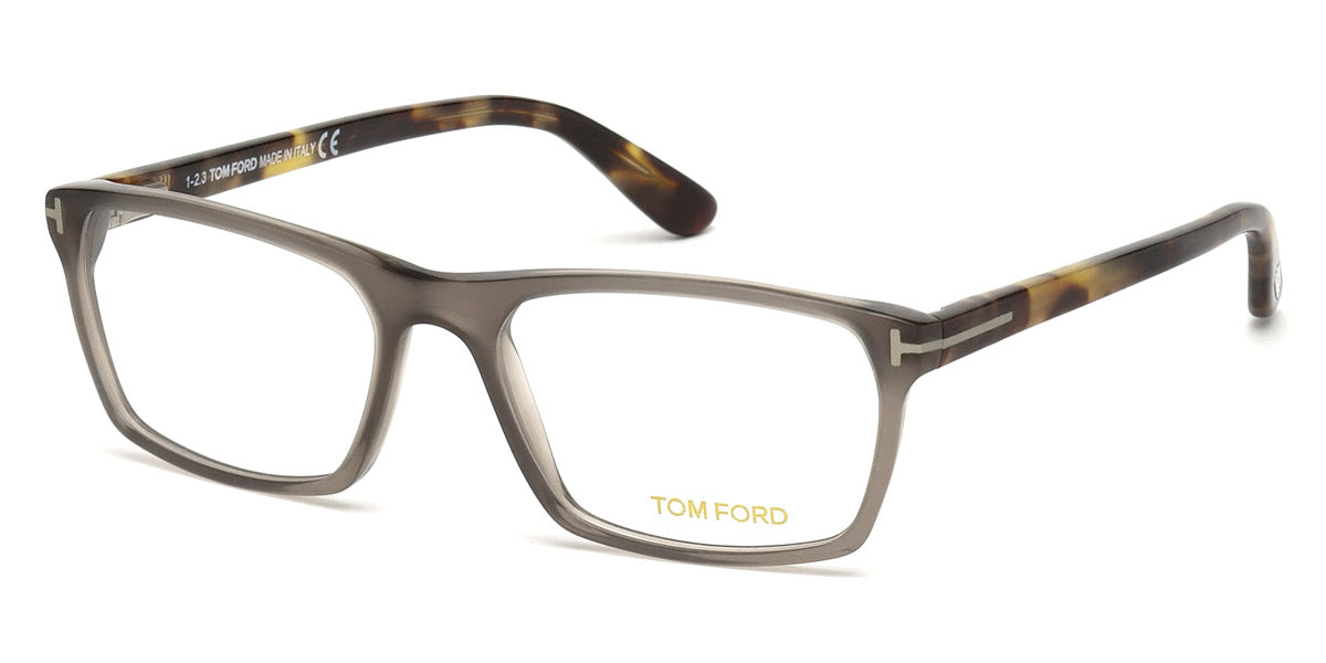 Tom Ford® FT5295 FT5295 020 56 - 020 - Matte Grey Front, Havana Temples Eyeglasses