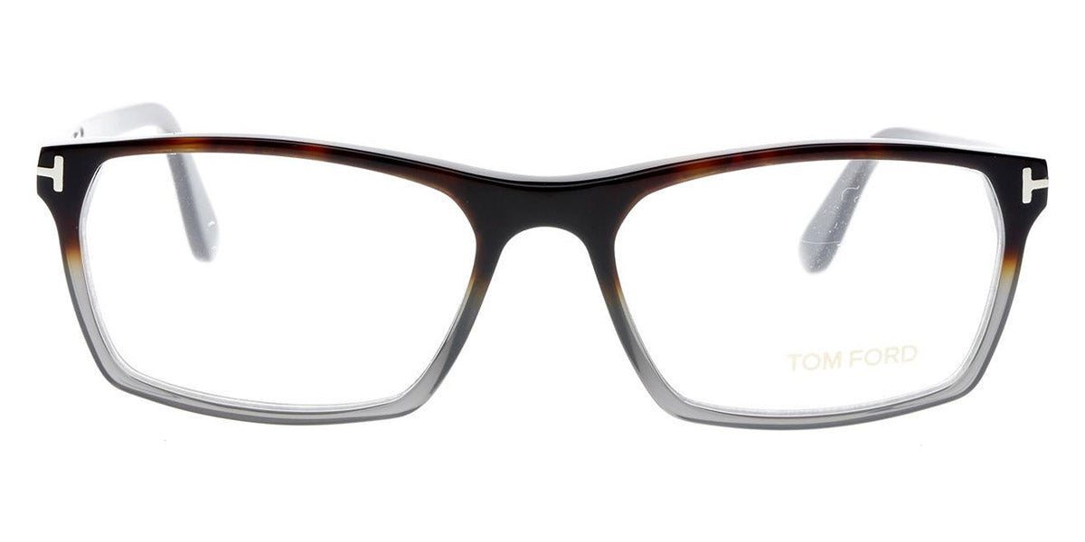 Tom Ford® FT5295 - Shiny Gradient Havana-To-Transparent Gray