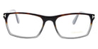 Tom Ford® FT5295 - Shiny Gradient Havana-To-Transparent Gray