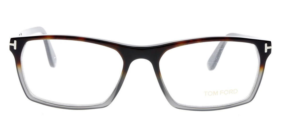 Tom Ford® FT5295 - Shiny Gradient Havana-To-Transparent Gray