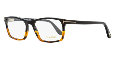 Tom Ford® FT5295 FT5295 056 56 - Shiny Black To Vintage Havana/Blue Eyeglasses