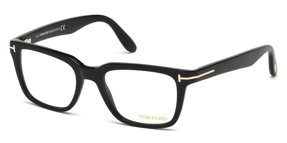 Tom Ford® FT5304 FT5304 001 54 - 001 - Shiny Black Eyeglasses