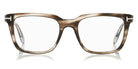 Tom Ford® FT5304 FT5304 093 54 - 093 - Shiny Striped Grey Eyeglasses