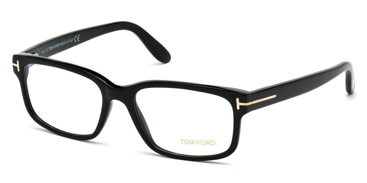 Tom Ford® FT5313 FT5313 001 55 - 001 - Shiny Black Eyeglasses
