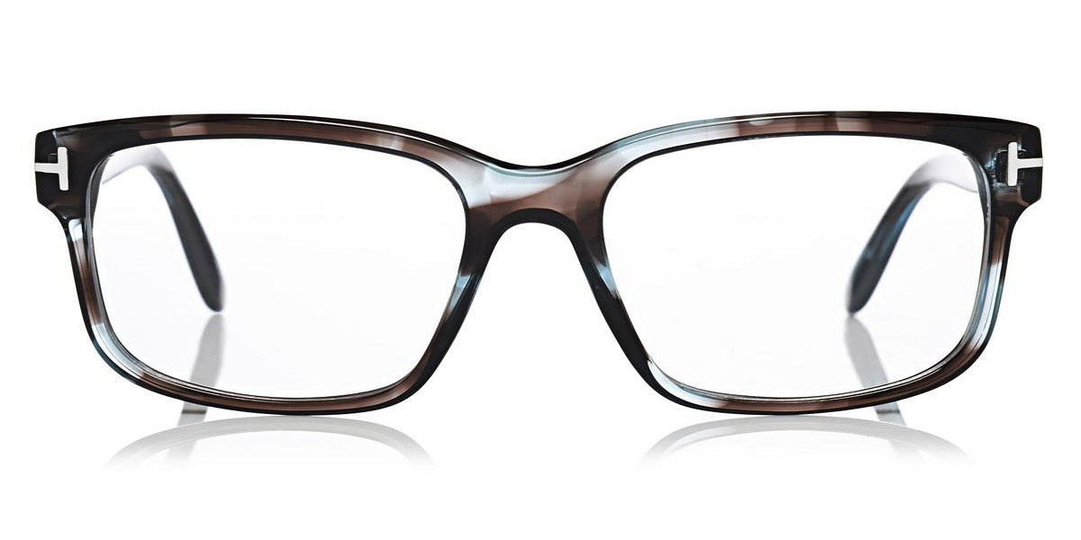 Tom Ford® FT5313 FT5313 086 55 - 086 - Grey, Light Blue Melange Eyeglasses