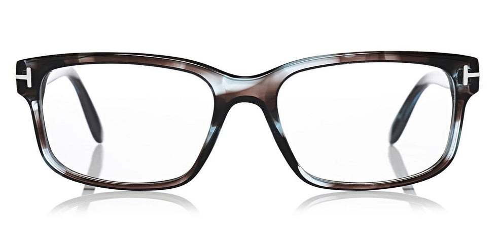 Tom Ford® FT5313 FT5313 086 55 - 086 - Grey, Light Blue Melange Eyeglasses