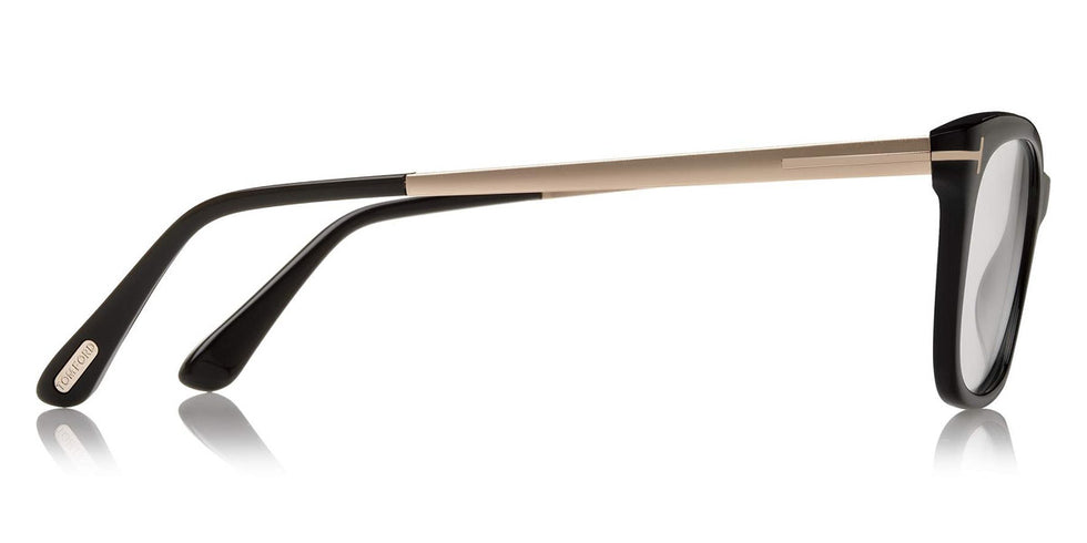 Tom Ford® FT5353 FT5353 026 54 - 026 - Shiny Crystal, Shiny Brushed Gold Eyeglasses
