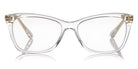 Tom Ford® FT5353 FT5353 075 54 - 075 - Shiny Transparent Fuchsia, Shiny Brushed Light Ruthenium Eyeglasses