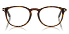 Tom Ford® FT5401 FT5401 052 51 - 052 - Shiny Classic Dark Havana, Shiny Rose Gold t" Logo" Eyeglasses