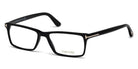 Tom Ford® FT5408 FT5408 001 56 - 001 - Shiny Black, Shiny Rose Gold t" Logo" Eyeglasses