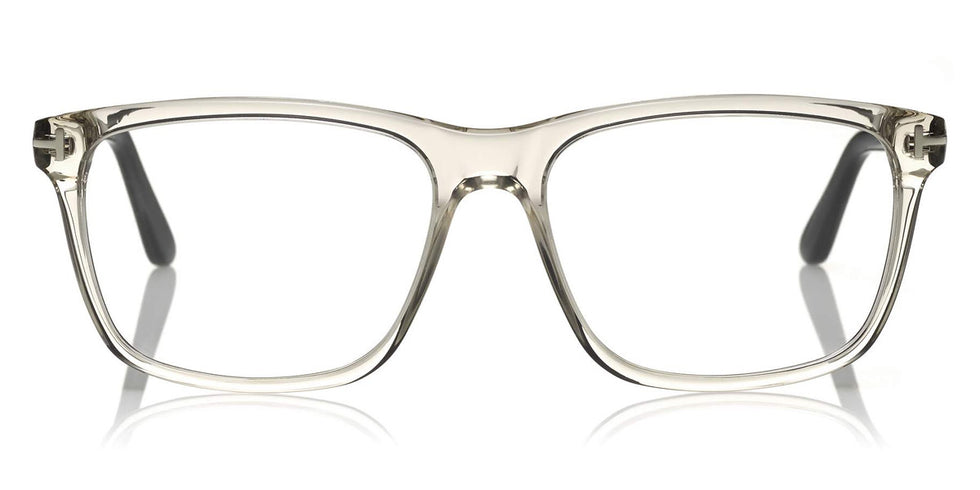 Tom Ford® FT5479-B FT5479-B 020 56 - 020 - Transp. Grey W. Grey Striped Blue Horn Temples/ Blue Block Lenses Eyeglasses