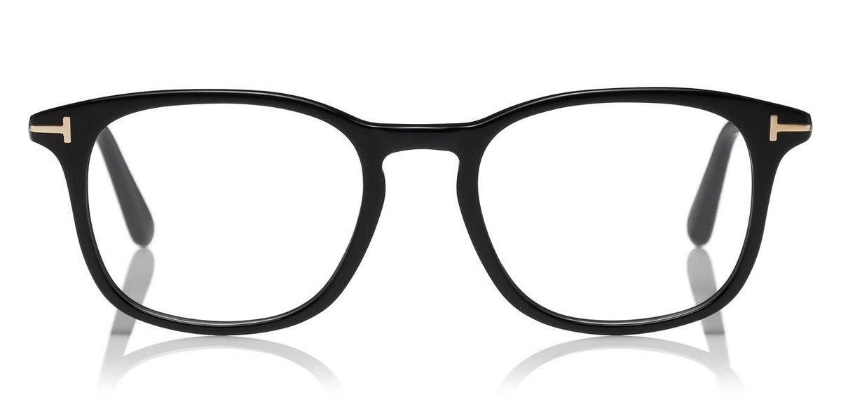 Tom Ford® FT5505-F FT5505-F 001 52 - Shiny Black Eyeglasses