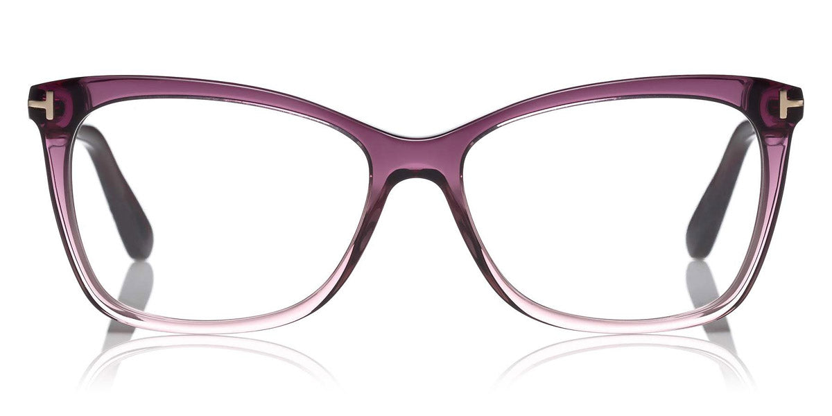 Tom Ford® FT5514 FT5514 083 54 - 083 - Grad. Transp. Dark-To-Light Violet Front, Transp.  Dark Violet Temples Eyeglasses