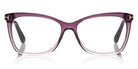 Tom Ford® FT5514 FT5514 083 54 - 083 - Grad. Transp. Dark-To-Light Violet Front, Transp.  Dark Violet Temples Eyeglasses