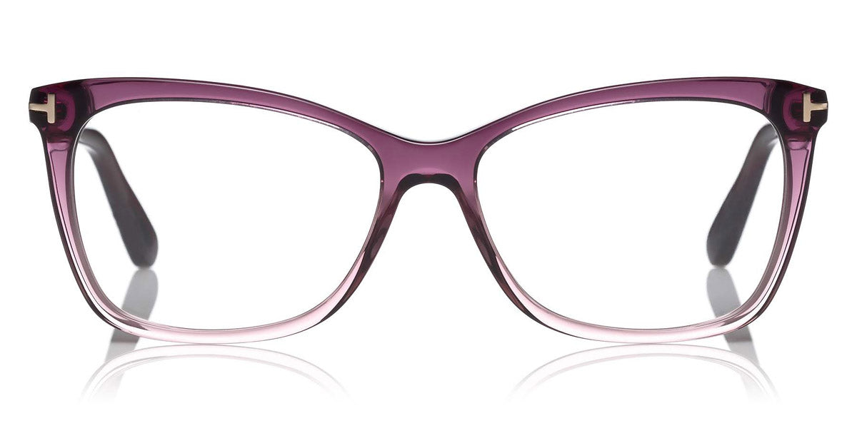Tom Ford® FT5514 FT5514 083 54 - Gradient Transparent Dark-To-Light Violet/Transparent Dark Violet Eyeglasses