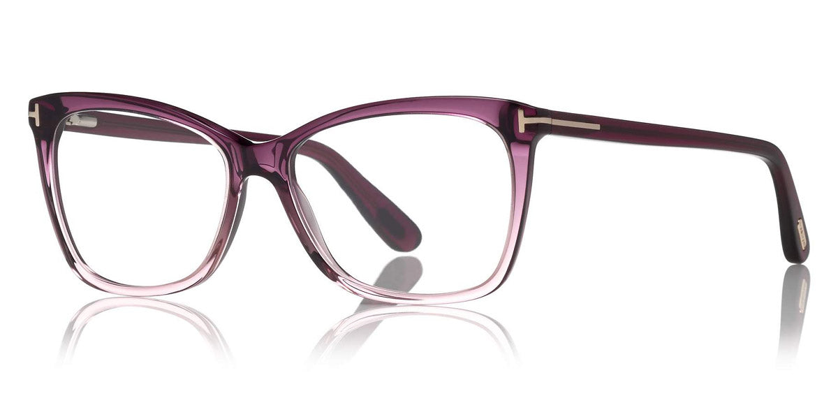 Tom Ford® FT5514 FT5514 083 54 - 083 - Grad. Transp. Dark-To-Light Violet Front, Transp.  Dark Violet Temples Eyeglasses