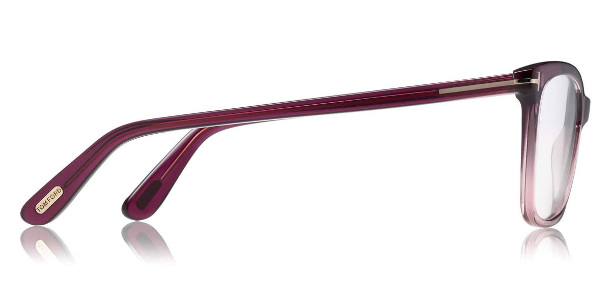 Tom Ford® FT5514 FT5514 083 54 - 083 - Grad. Transp. Dark-To-Light Violet Front, Transp.  Dark Violet Temples Eyeglasses