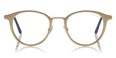 Tom Ford® FT5528-B FT5528-B 029 49 - Matte Rose Gold/Matte Classic Dark Havanas Eyeglasses
