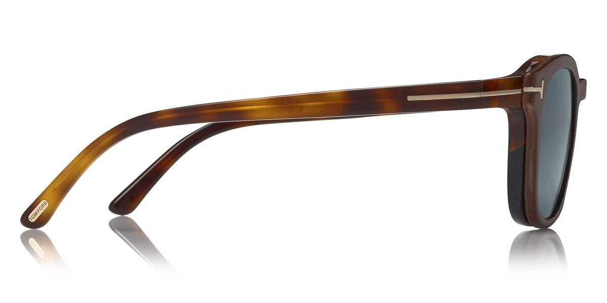 Tom Ford® FT5532-B FT5532-B 56V 49 - Havana To Black/Blue Eyeglasses