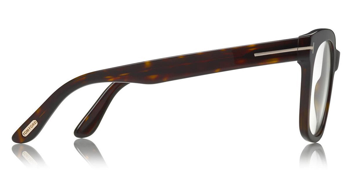 Tom Ford® FT5537-B FT5537-B 052 52 - 052 - Shiny Dark Havana/ Blue Block Lenses Eyeglasses