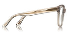 Tom Ford® FT5537-B FT5537-B 072 52 - 072 - Shiny Transparent Light Pink/ Blue Block Lenses Eyeglasses