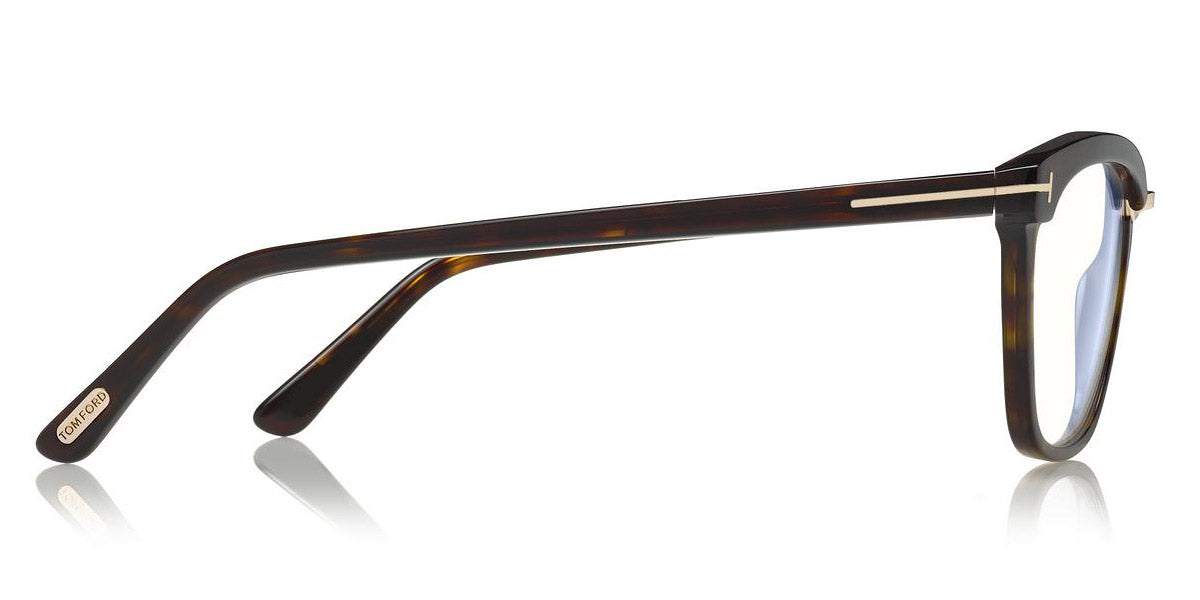 Tom Ford® FT5550-B FT5550-B 052 54 - Shiny Dark Havana/Rose Golds Eyeglasses