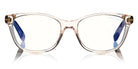 Tom Ford® FT5638-B FT5638-B 072 50 - 072 - Shiny Transp. Pink, Vintage Pink Havana, Rose Gold/ Blue Block Lenses Eyeglasses