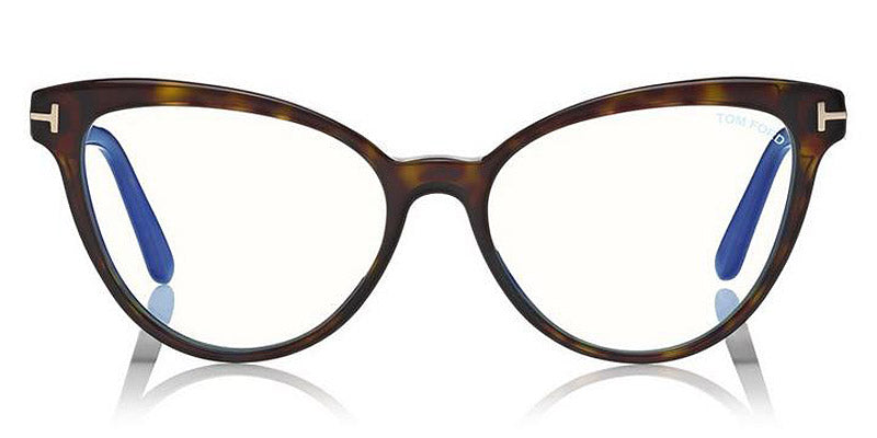 Tom Ford® FT5639-B FT5639-B 052 54 - Shiny Classic Dark Havana Eyeglasses