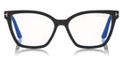 Tom Ford® FT5641-B FT5641-B 001 53 - 001 - Black, Blue Block/ Clips: Black & Smoke, Pink Havana & Rose Flash Eyeglasses