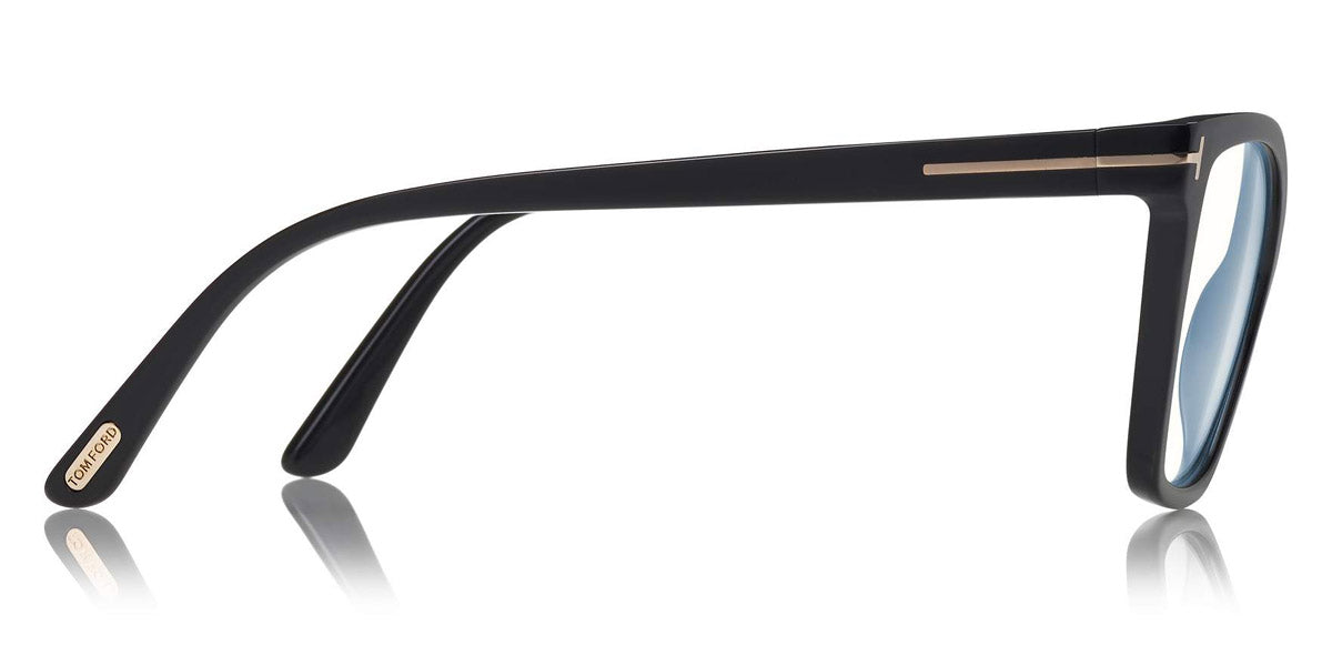 Tom Ford® FT5641-B FT5641-B 001 53 - 001 - Black, Blue Block/ Clips: Black & Smoke, Pink Havana & Rose Flash Eyeglasses