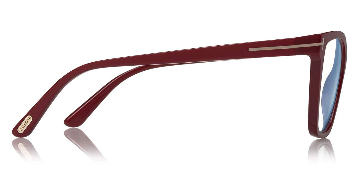 Tom Ford® FT5641-B FT5641-B 075 53 - 075 - Fuchsia, Blue Block/ Clips: Red Havana & L. Brown, Black & Grad. Smoke Eyeglasses