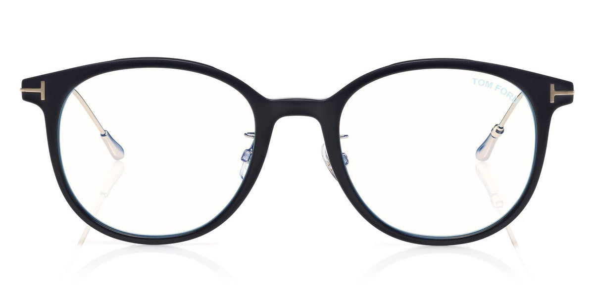 Tom Ford® FT5644-D-B FT5644-D-B 090 52 - Ultramarine Blue With Light Havana & Palladium Eyeglasses