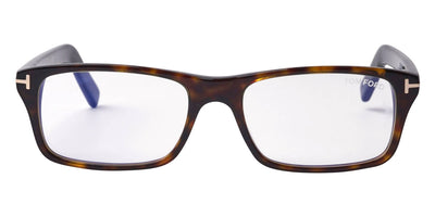 Tom Ford® FT5663-B FT5663-B 052 53 - Shiny Classic Dark Havana/Blue Eyeglasses